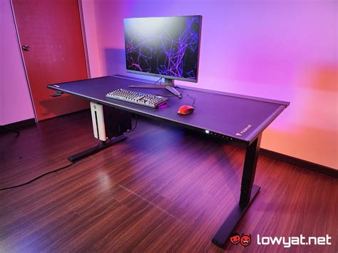 secret lab gaming desk.